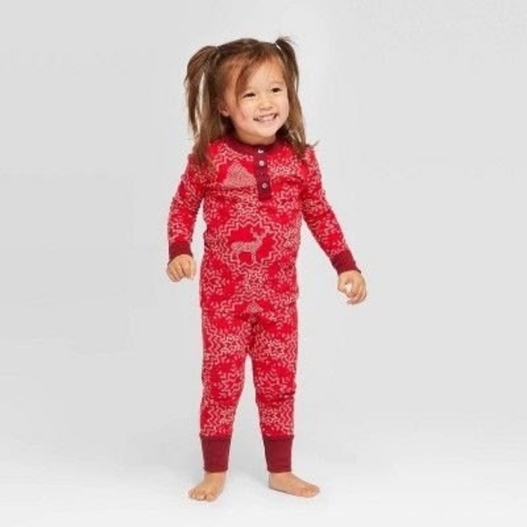 Joanna Gaines Toddler Unisex Holiday Hearth & Home PJs 12 -18 mo - Picture 1 of 8